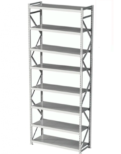 Стеллажи MS Pro (Profi) 3000x1800x400 8 полок MS Profi сборно-разборный модульный стеллаж из металла для балкона (до 600 кг на полку)